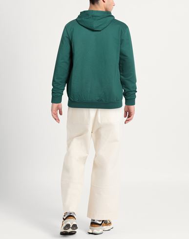 Man Sweatshirt Emerald green Size XL Cotton, Polyester