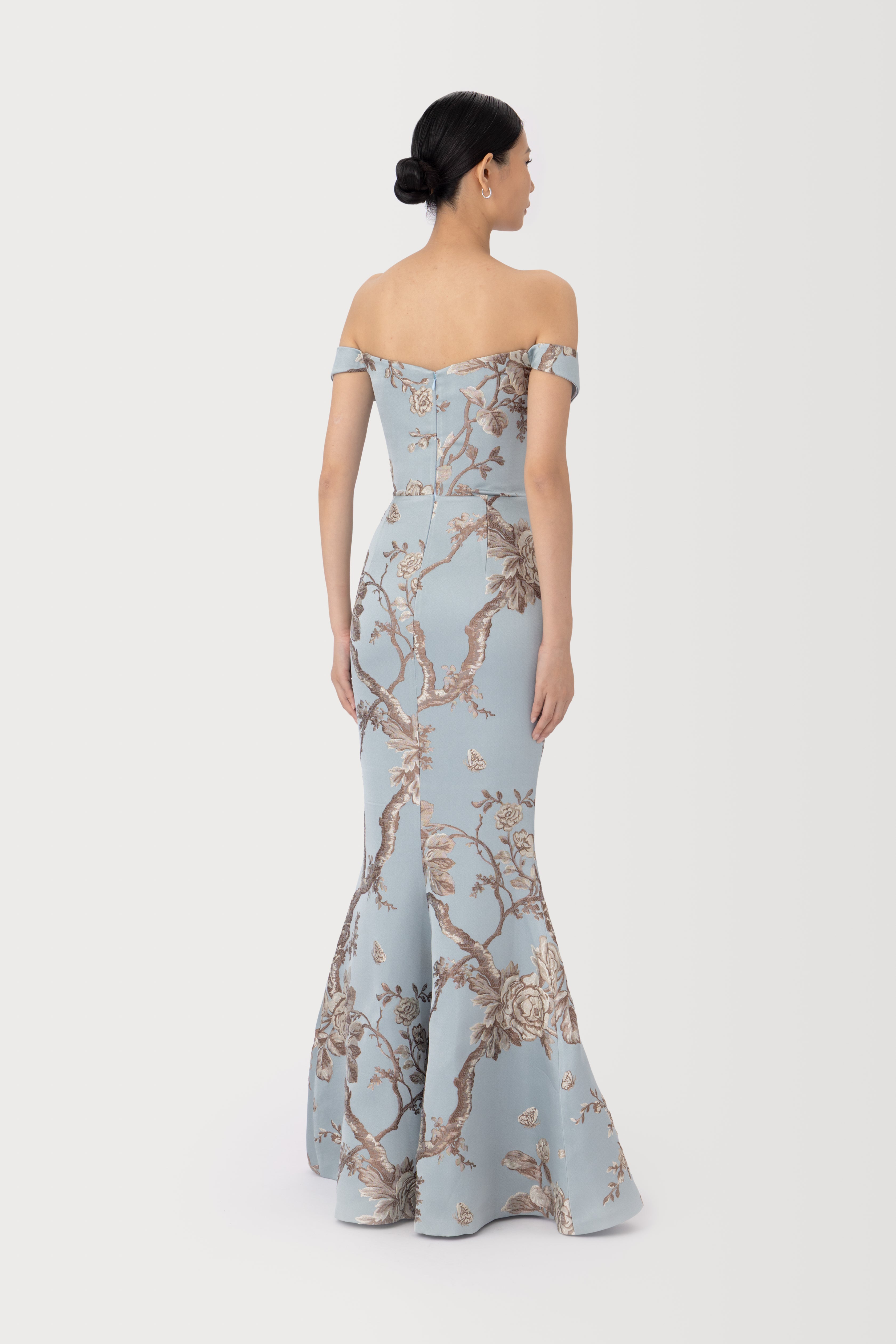 Natalya Brocade Gown