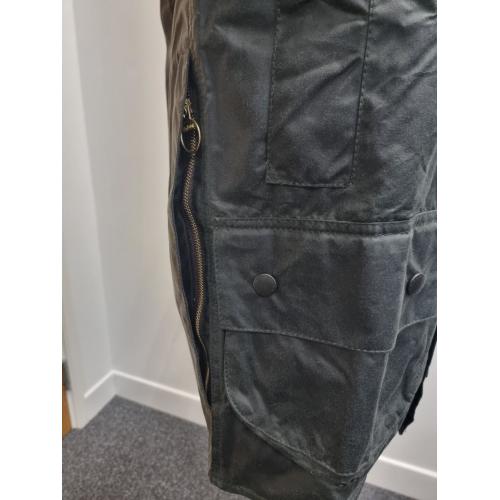 Long-sleeve wax-coated jacket - Brown