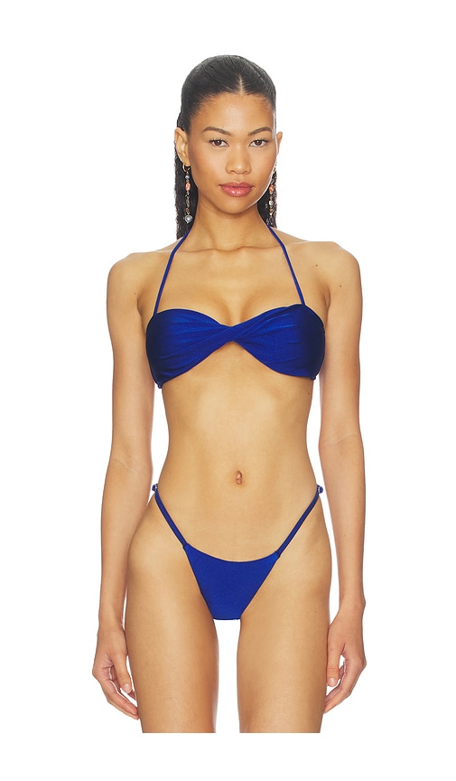 Bananhot Ciel Bikini Top in Blue. - S also in XS, M