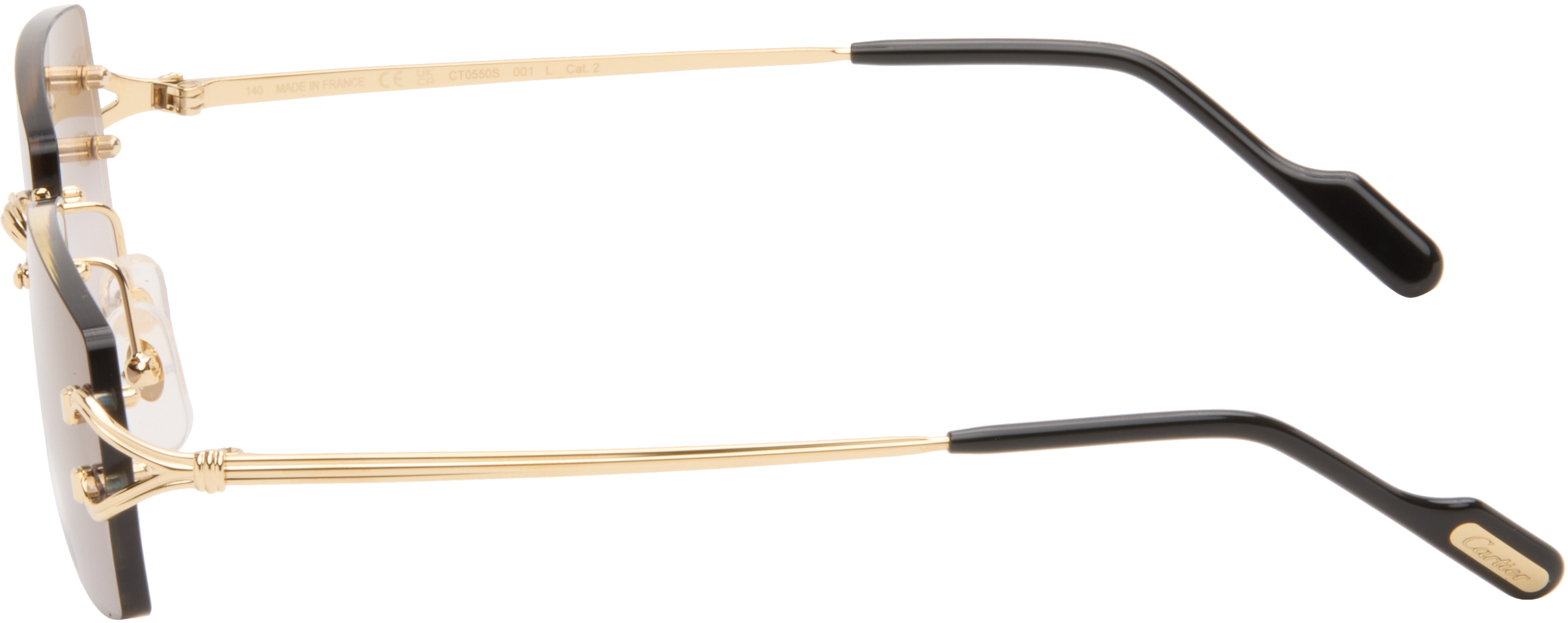 Gold Classic C Motif Sunglasses