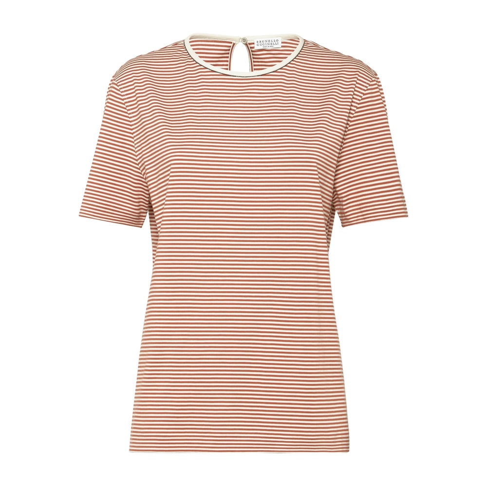 Striped T-shirt - Orange