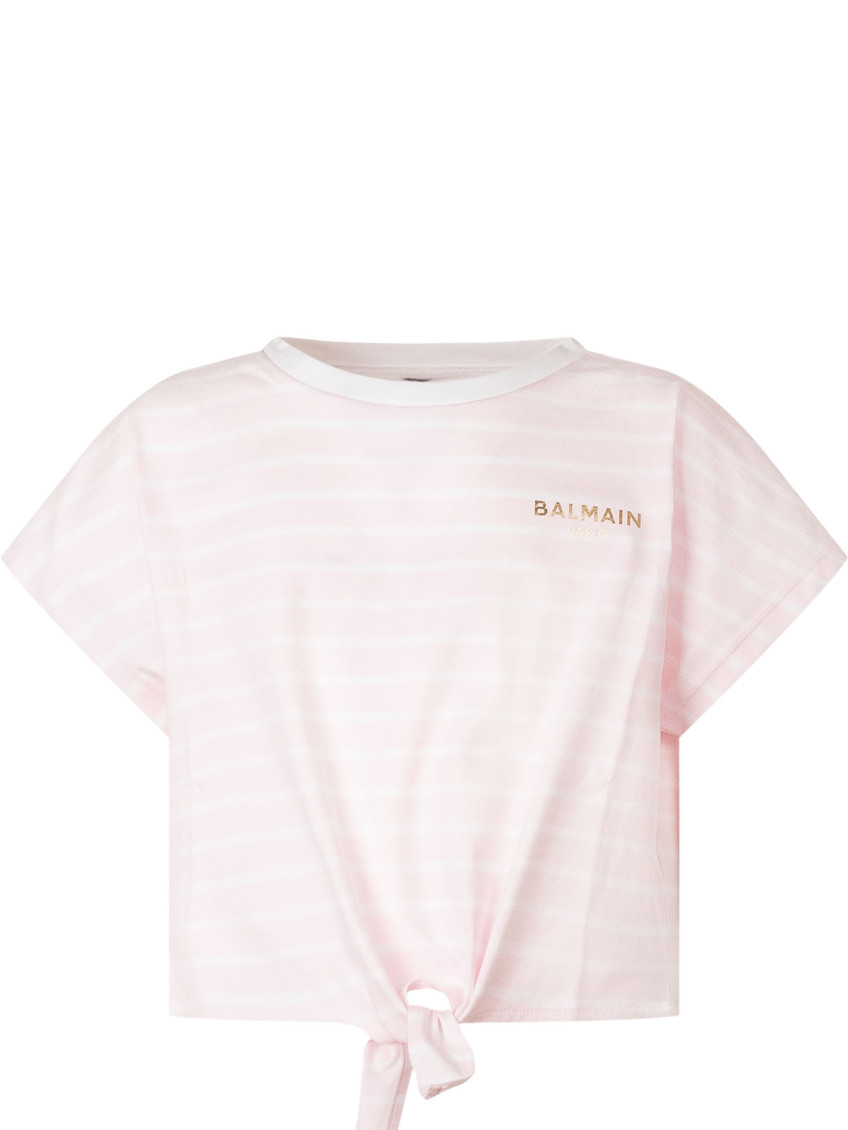 Girls Pink Stripes T-Shirt