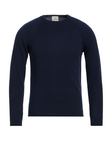 Selezione Man Sweater Midnight blue Size L Cashmere