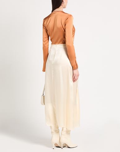 Forte_forte Woman Bodysuit Camel Size 0 Silk, Elastane