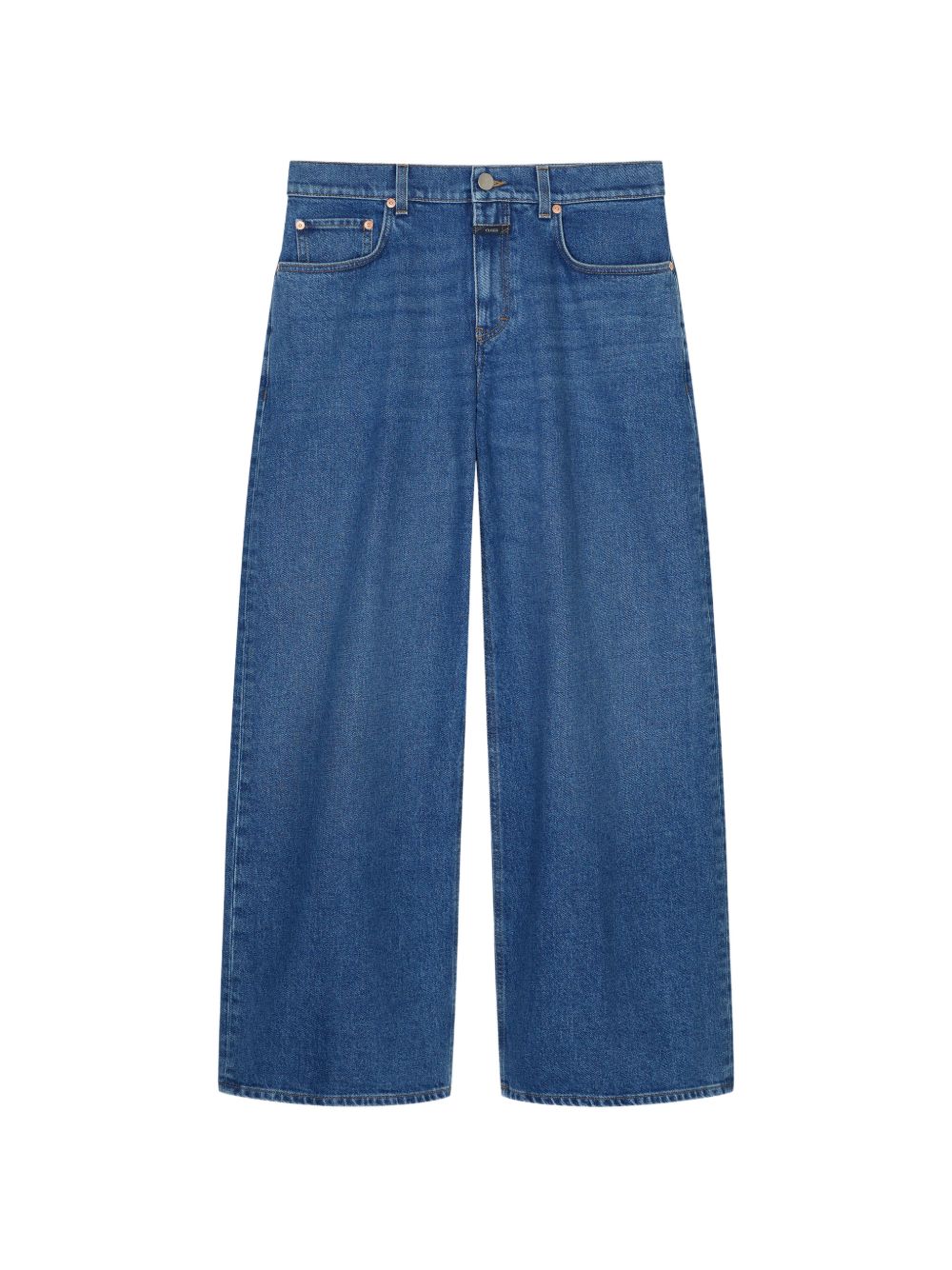 Flared denim jeans