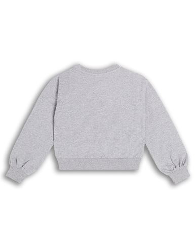 Kid Girl Sweatshirt Grey Size 10 Cotton, Elastane, Metal fiber, Polyamide, Paper Yarn
