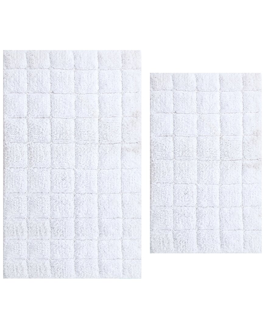 2Pc Cotton Bath Rug Set