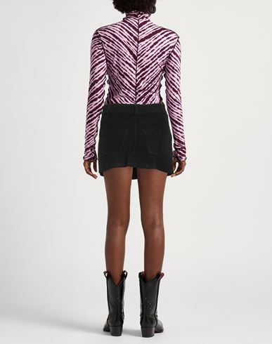 Woman Mini skirt Black Size 4 Leather