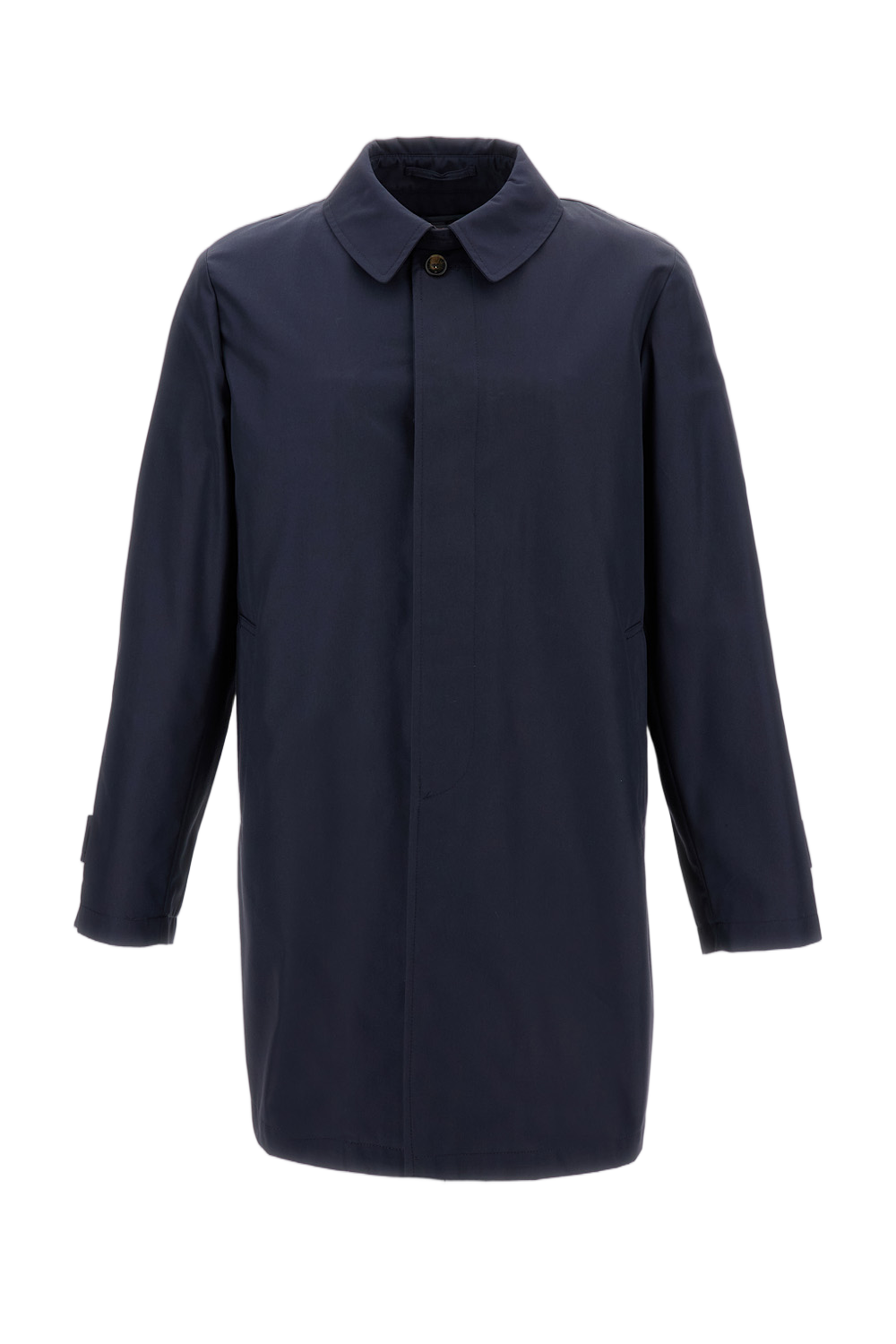 Water-Repellent Raincoat in Enzyme-Finished Cotton Canvas