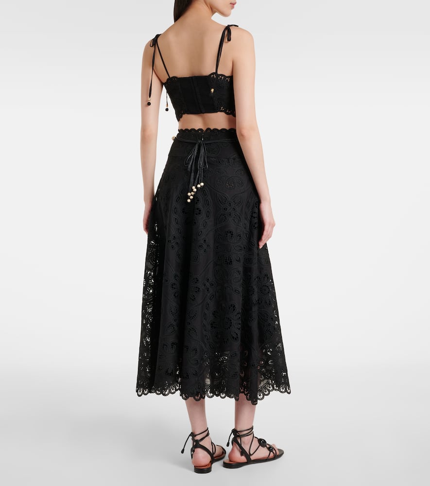 Rhiannon embroidered cotton top
