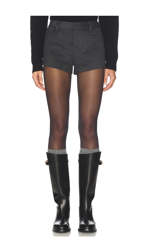 Elodie the Label Thesis Shorts in Charcoal. XL. Also in L, M