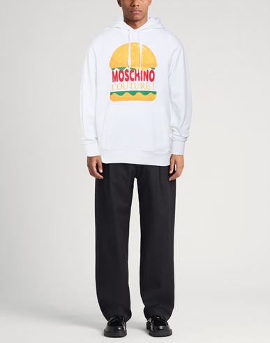 Man Sweatshirt White Size 36 Cotton
