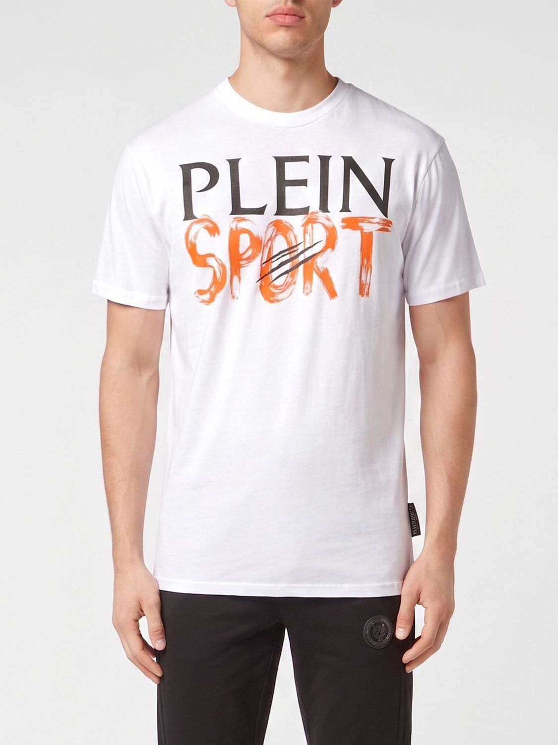 SS logo-print cotton T-shirt - Black