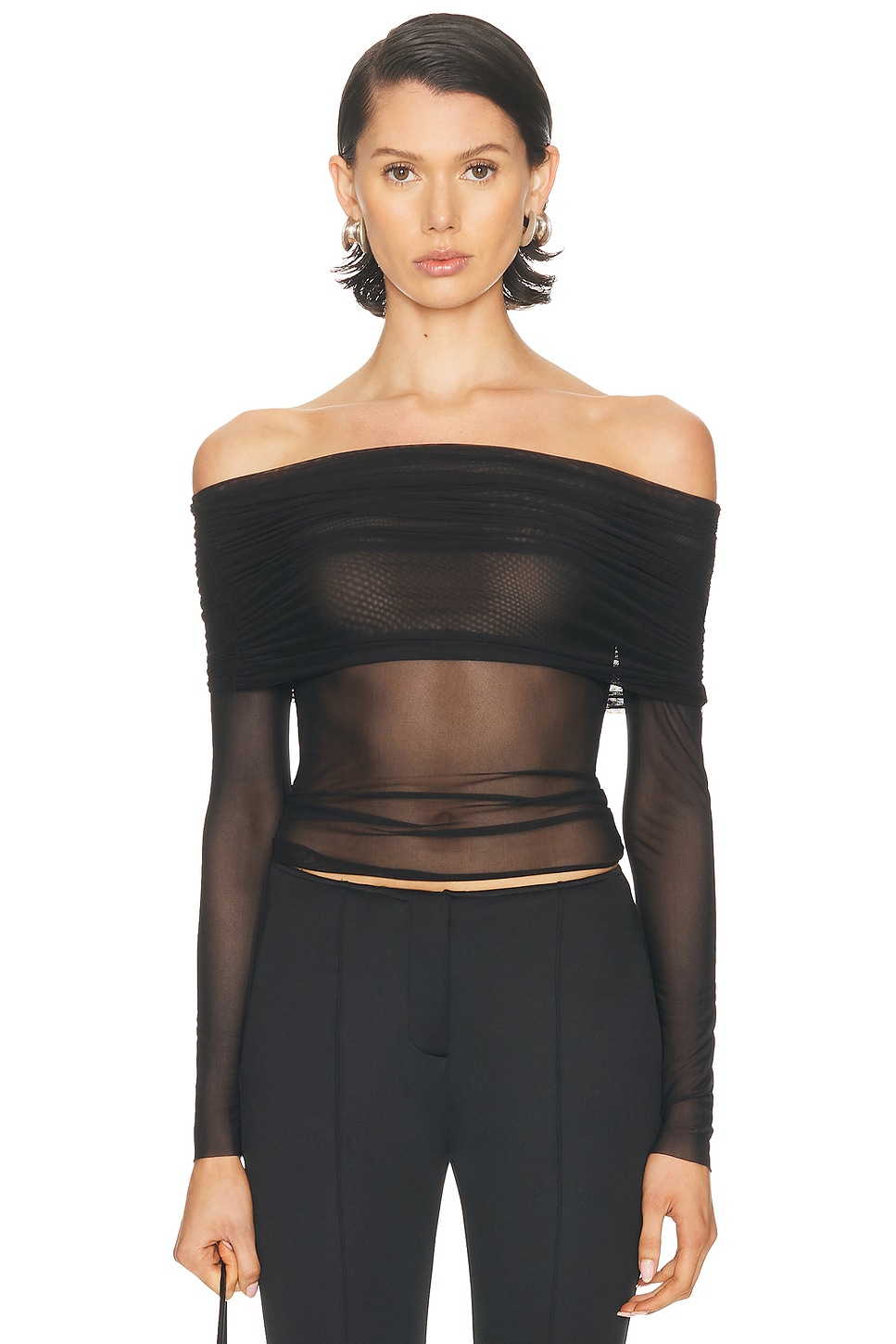 SEROYA Rosa Top in Black