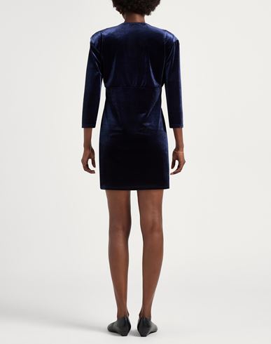 Woman Mini dress Midnight blue Size M Polyester, Elastane