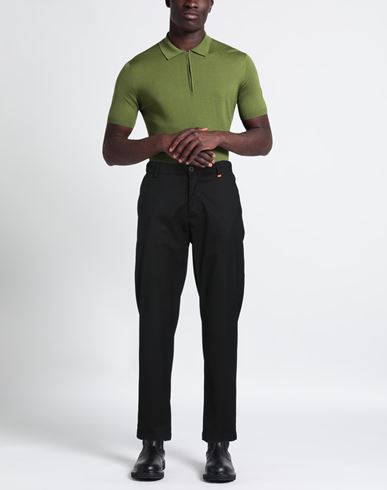 Man Pants Black Size XL Polyester, Viscose, Elastane
