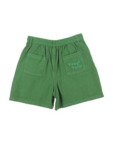 Kid Girl Shorts & Bermuda Shorts Green Size 14 Lyocell, Cotton, Linen