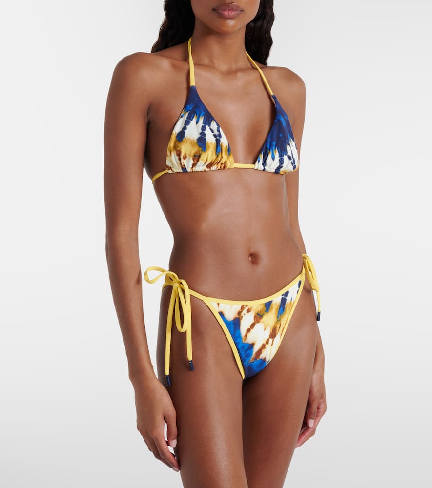 Alémais Martine printed bikini top
