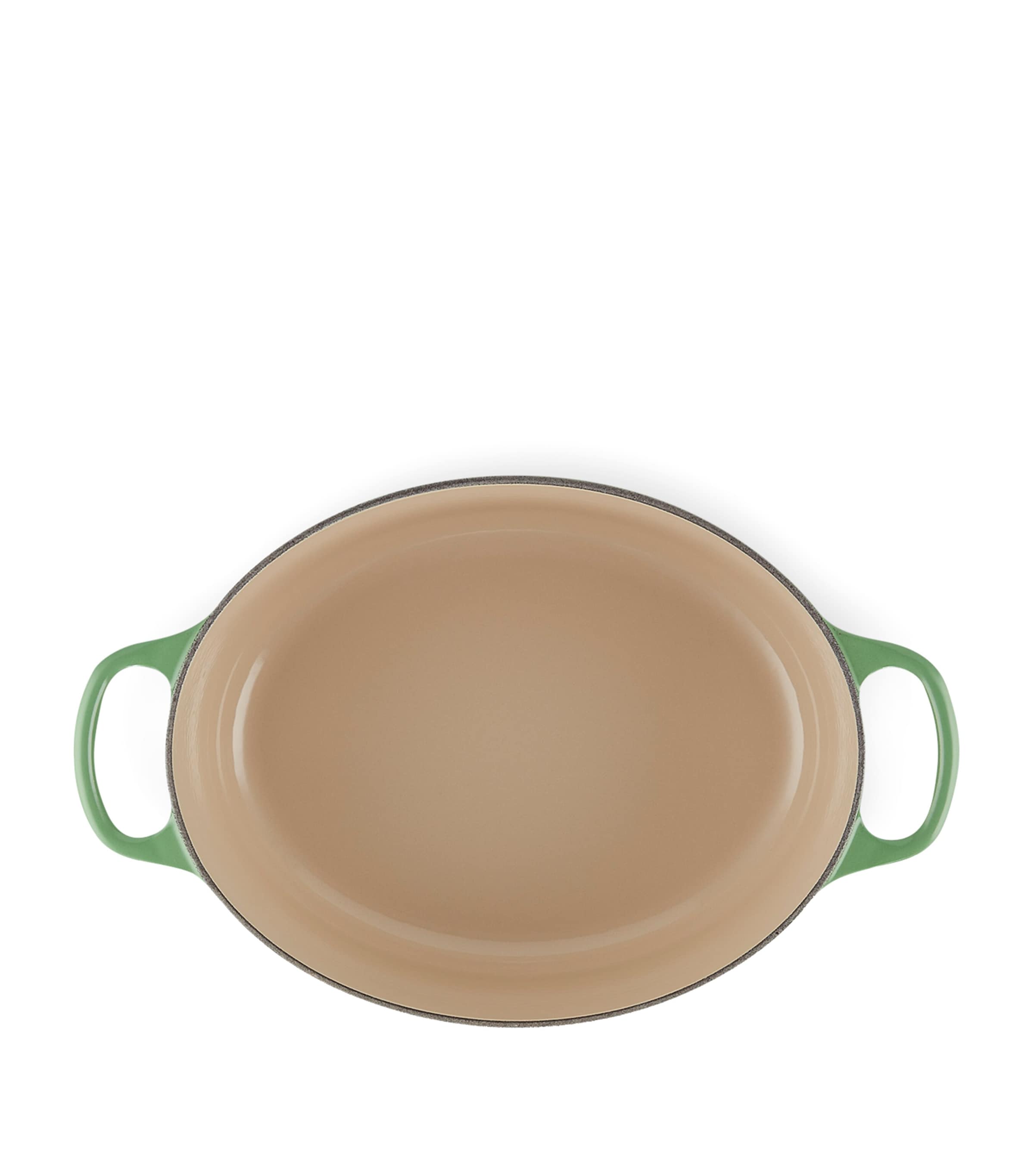 Cast Iron Oval Casserole Dish