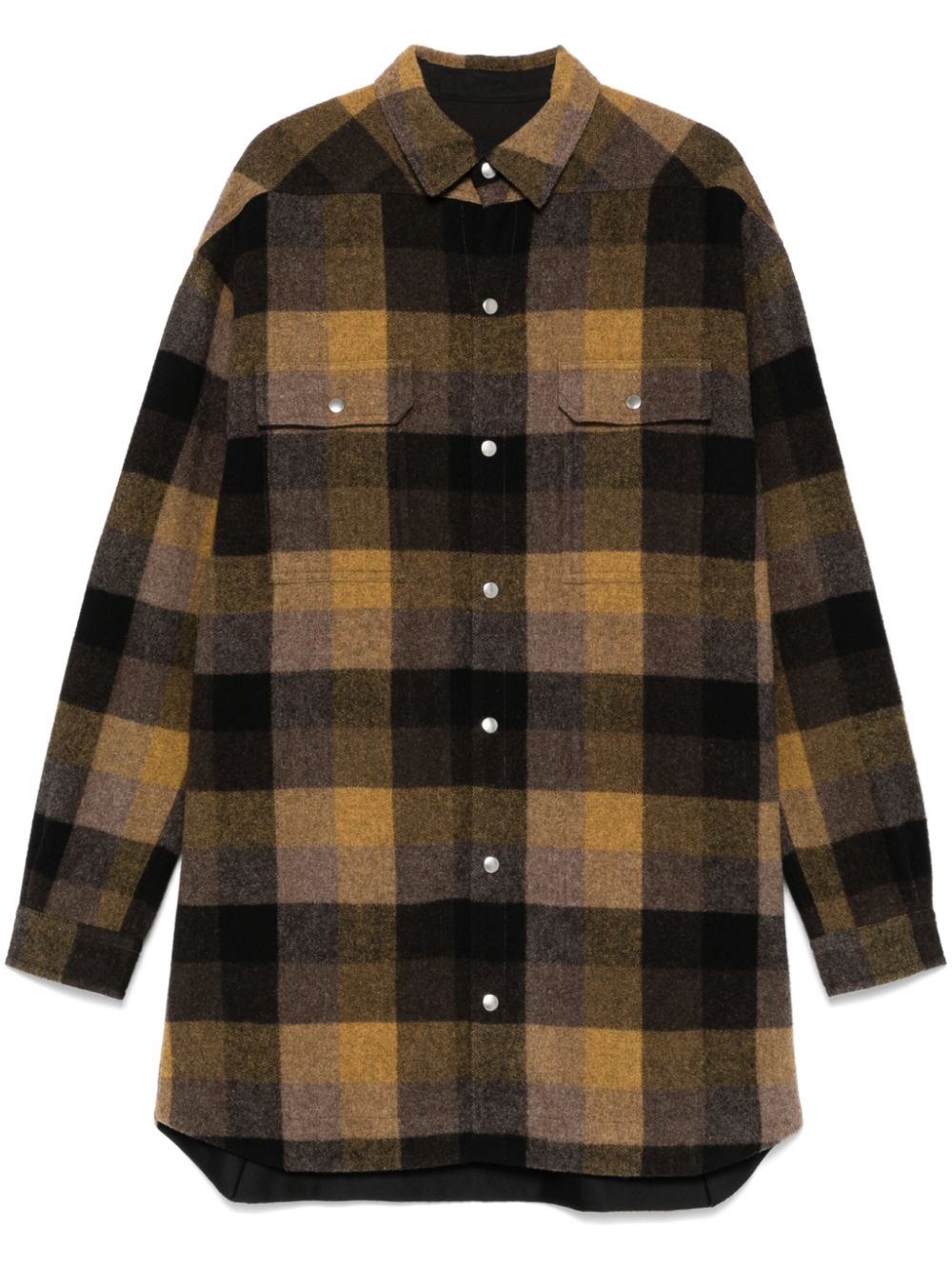 Checked shirt - Brown