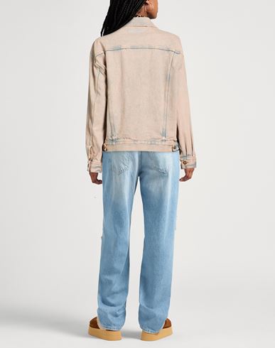 Woman Denim outerwear Blush Size M Cotton