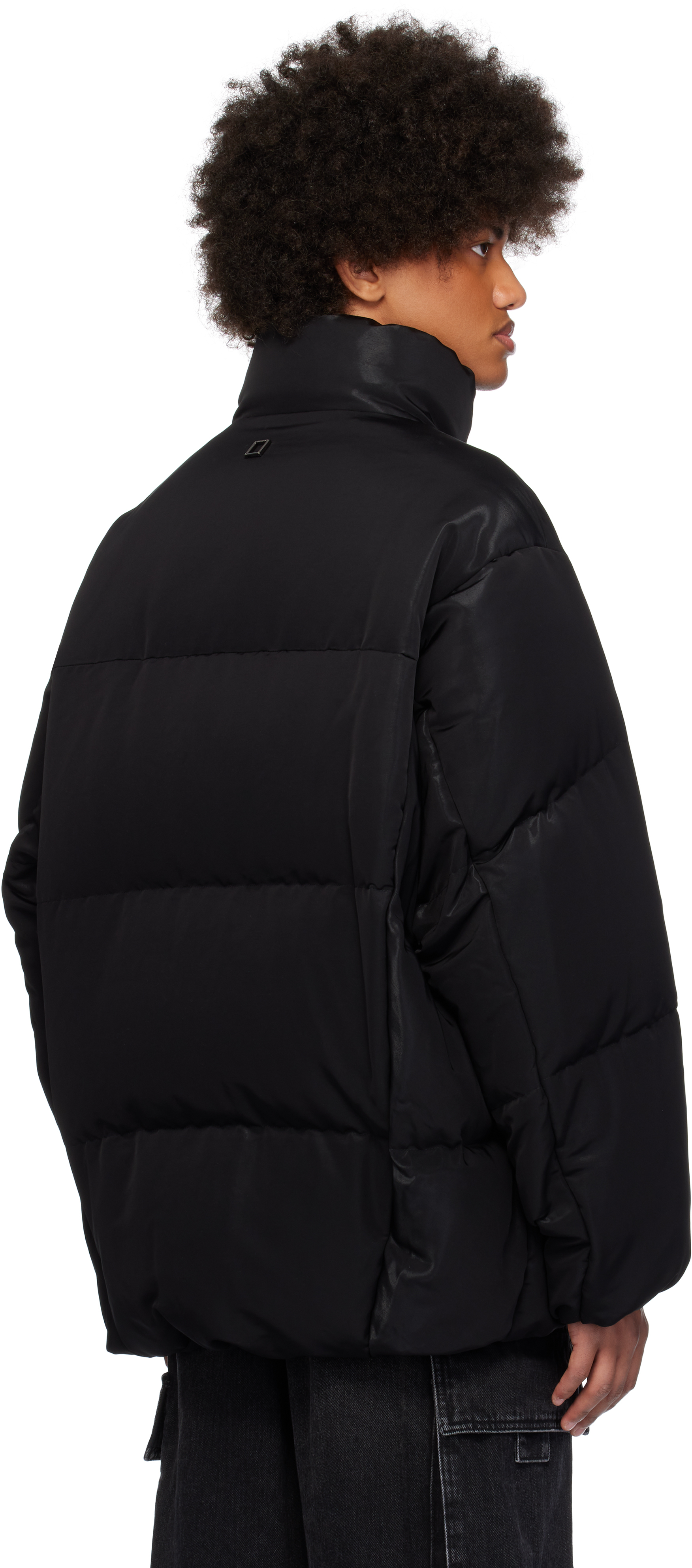 WOOYOUNGMI Black Quilted Down Jacket