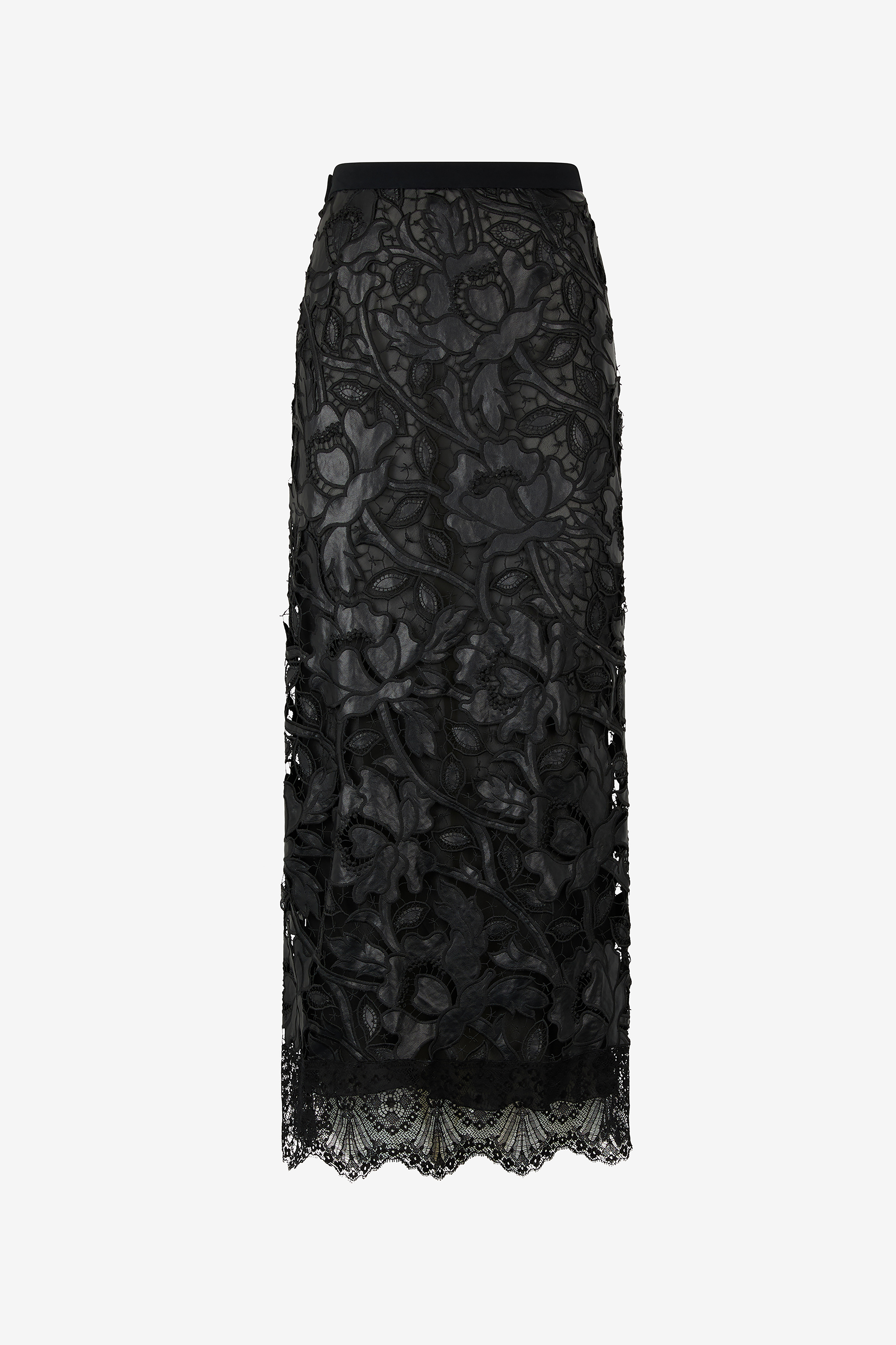 Long Skirt With All-over Floral Pattern