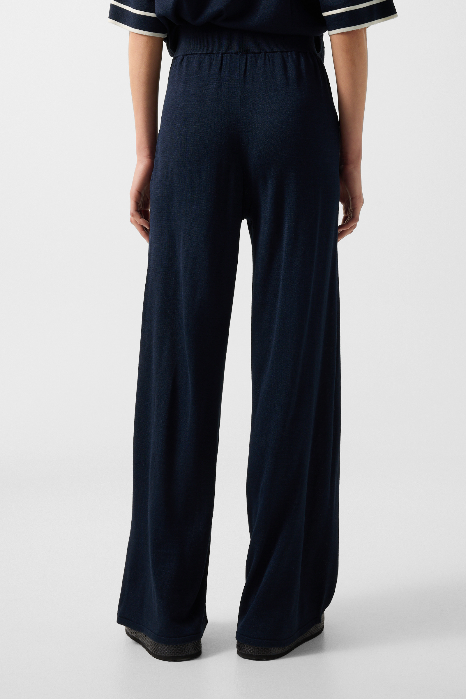 BOGNER Paula knitted trousers for women - Navy blue