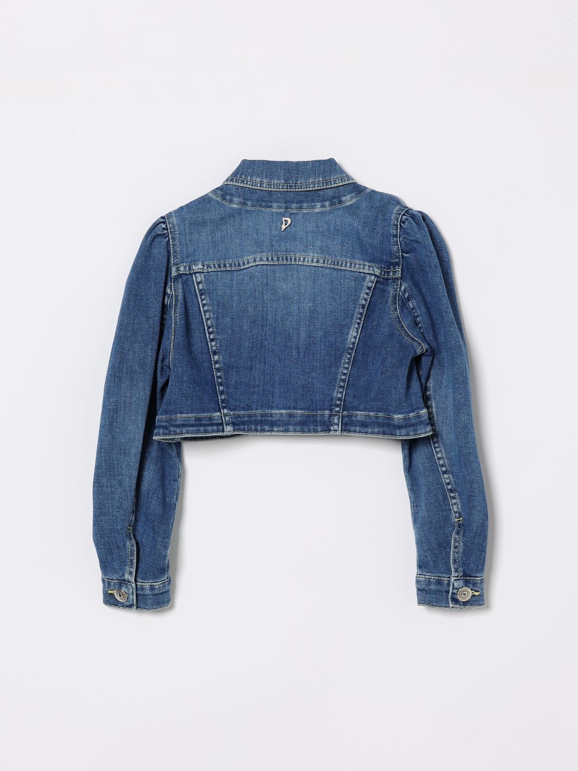 Coat Kids color Blue