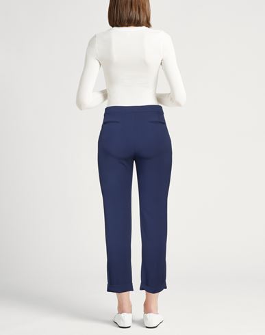 Etro Woman Pants Blue Size 10 Wool, Elastane