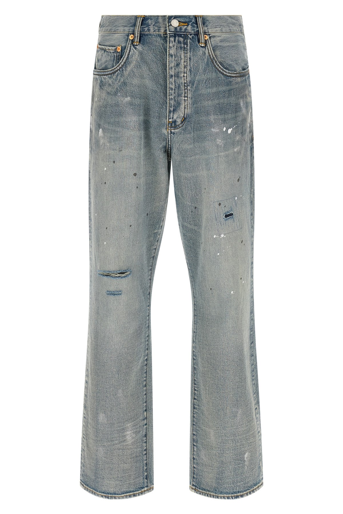 'P011 Vintage Slash Paint' Jeans