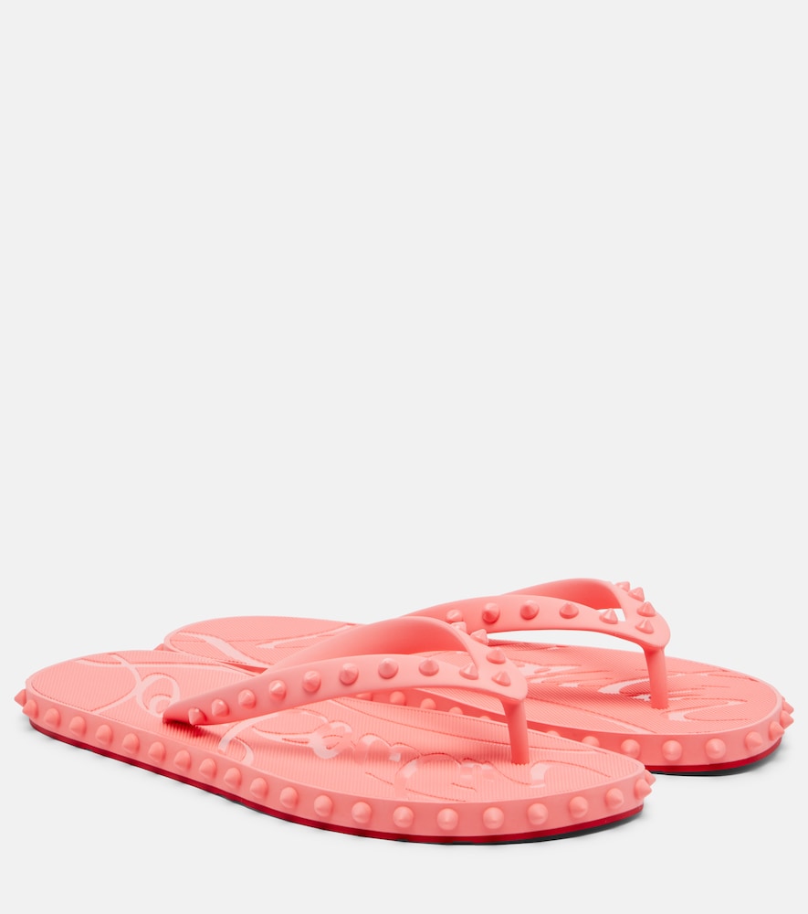 Super Loubi Flip spiked thong sandals