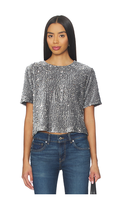 Steve Madden Cressa Top in Grey. XS. Also in