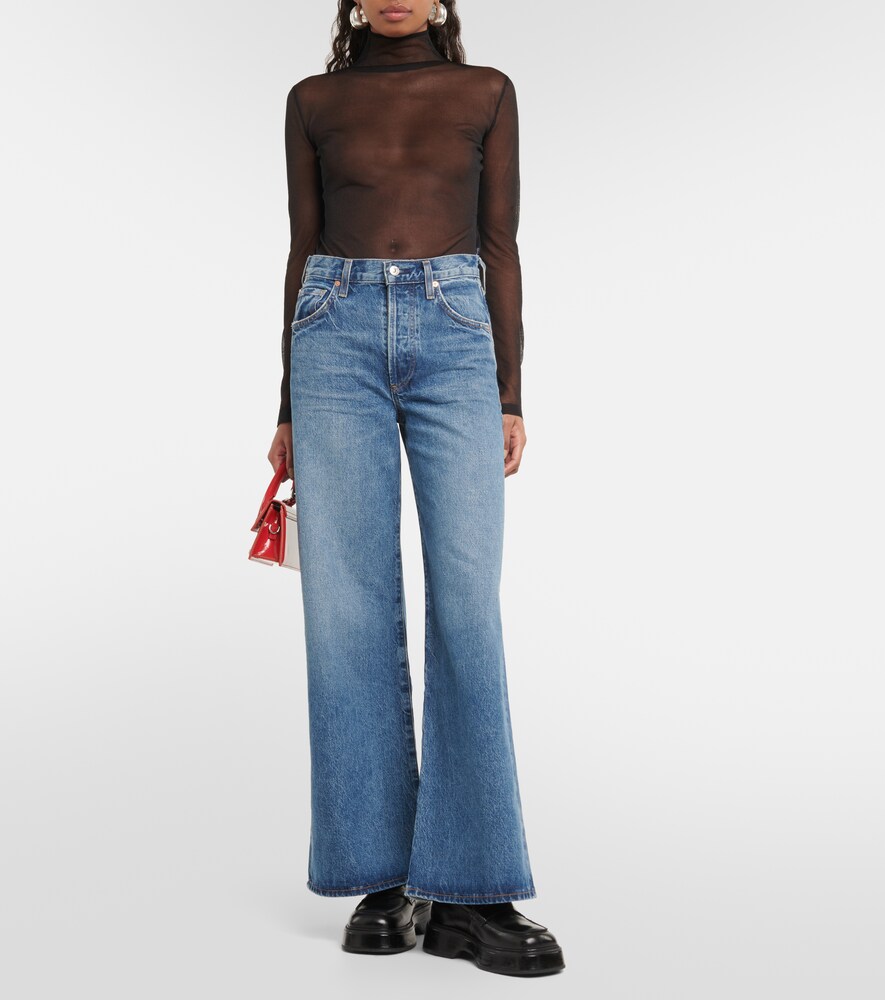 Beverly high-rise bootcut jeans