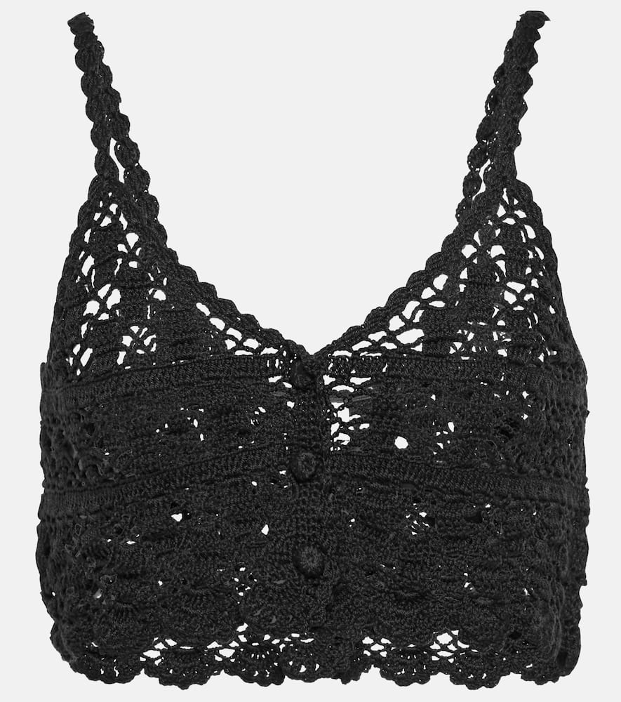 Bianca crochet crop top