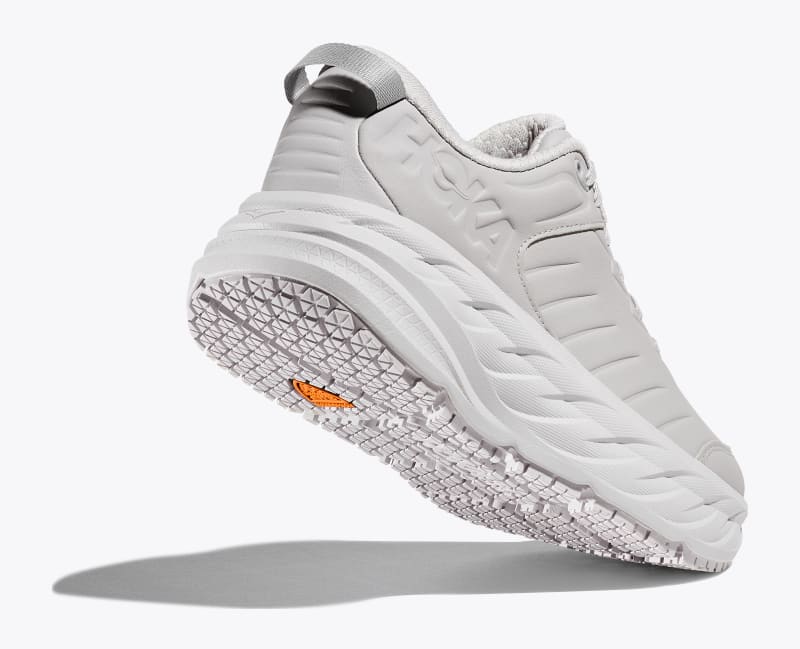 HOKA Women's Bondi SR Shoes in Harbor Mist/Lunar Rock