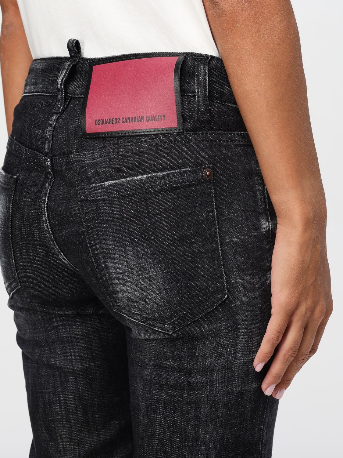Jennifer low-rise skinny jeans - Black