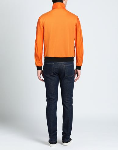 Man Jacket Orange Size M Polyamide, Cotton