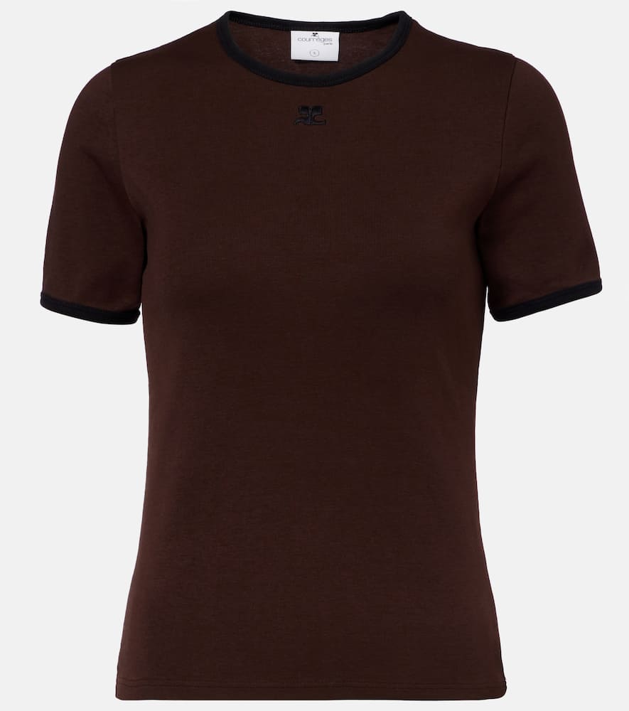 Courrèges Logo cotton T-shirt