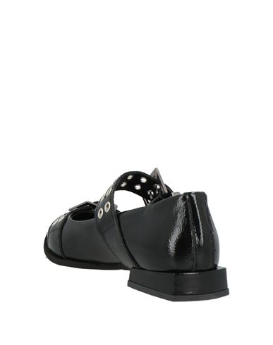 Woman Ballet flats Black Size 7 Leather