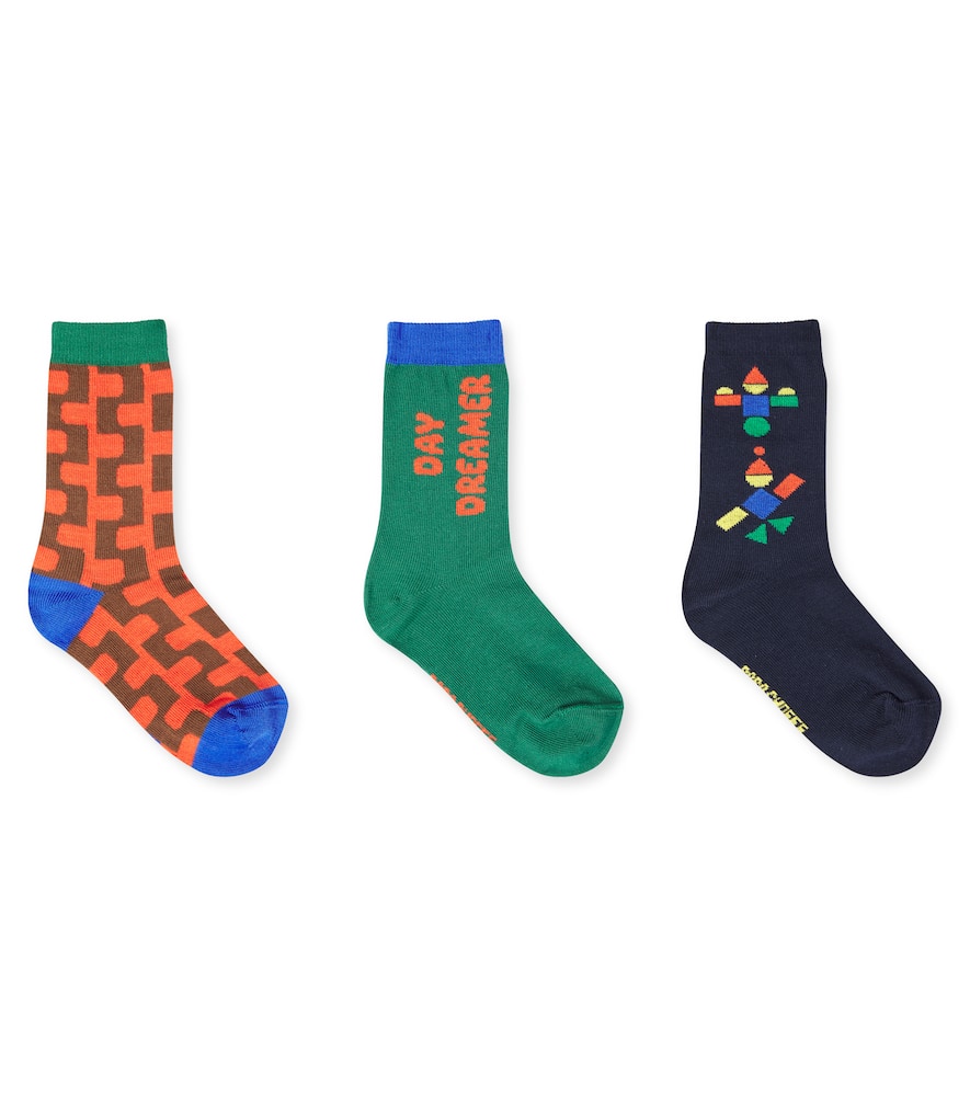 Set of cotton-blend socks