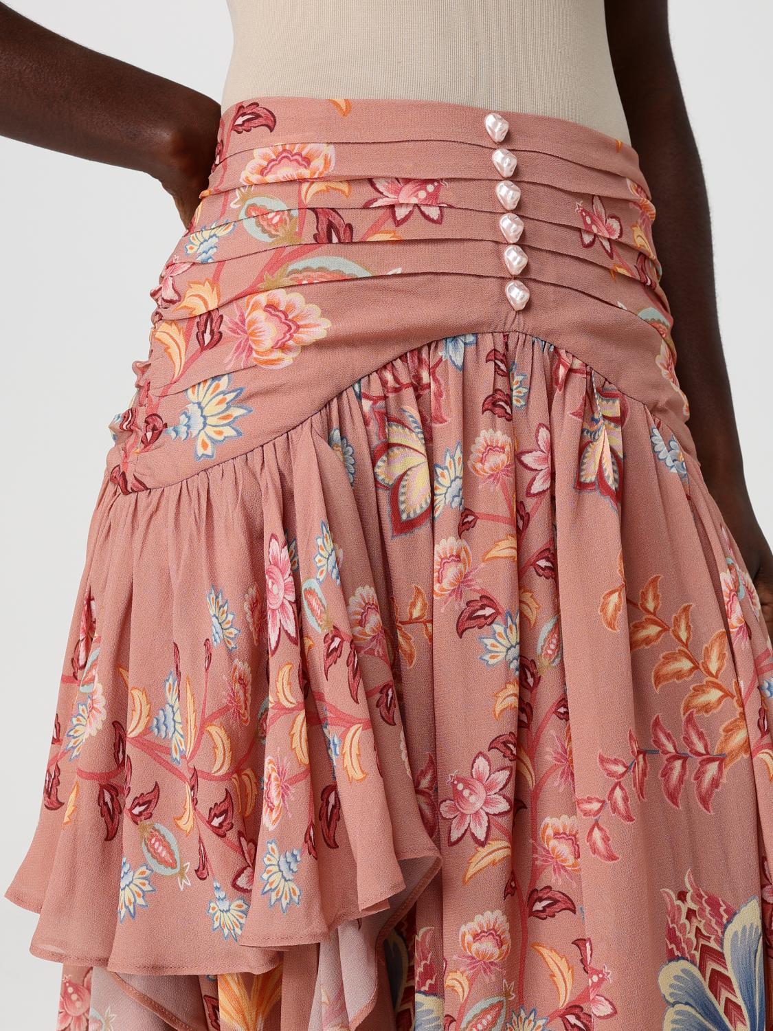 Skirt Woman color Coffee