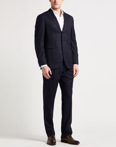 Man Suit Midnight blue Size 46 Wool
