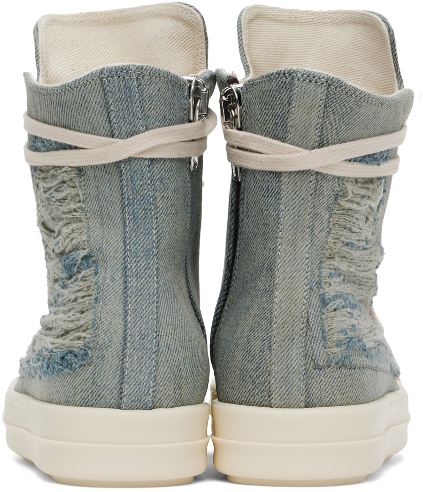 Rick Owens DRKSHDW Blue Sneaks Sneakers