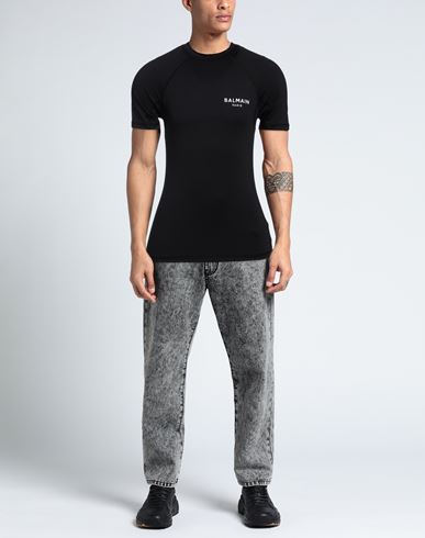 Raglan Short Sleeves T-shirt Man T-shirt Black