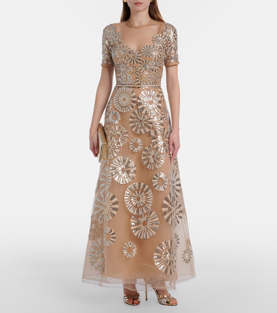 Sequined gown