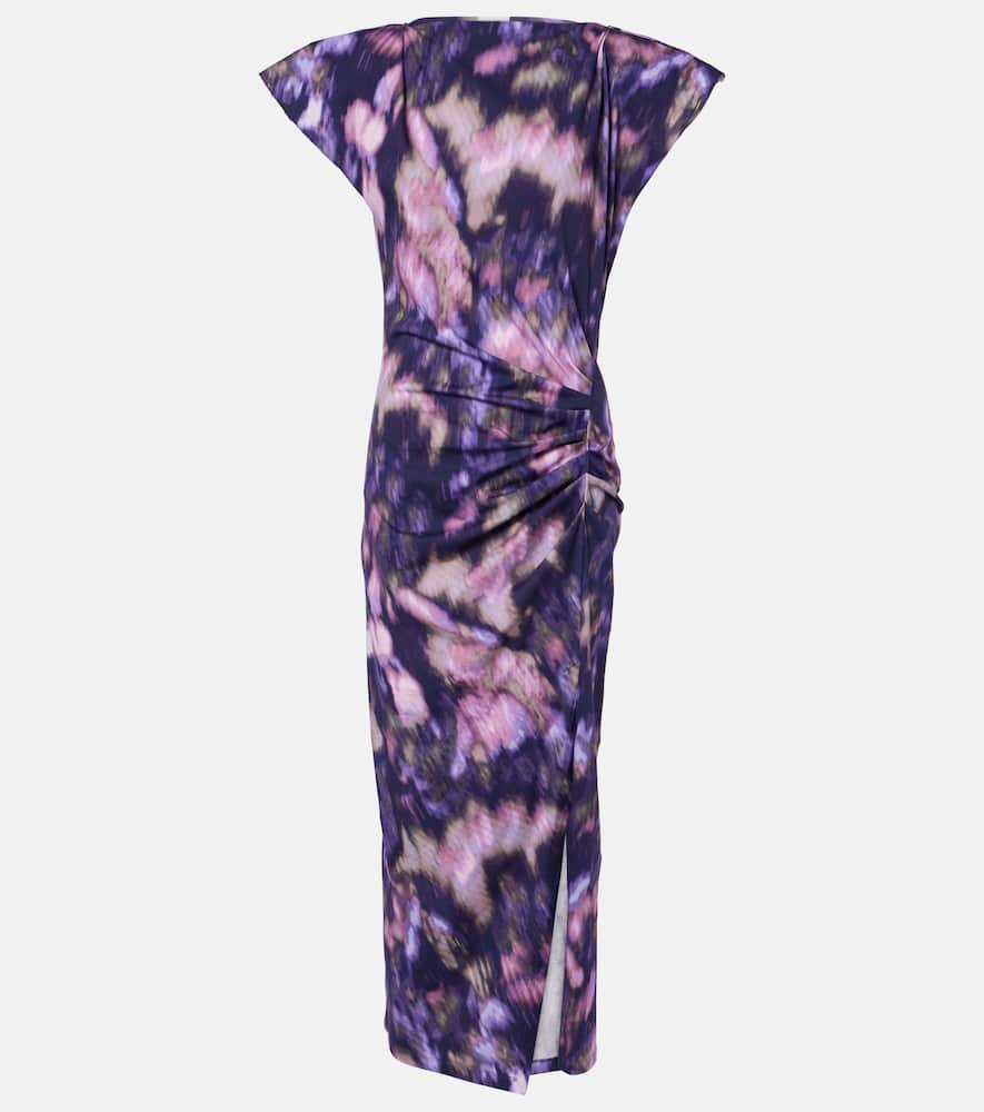 Nadela printed cotton jersey maxi dress