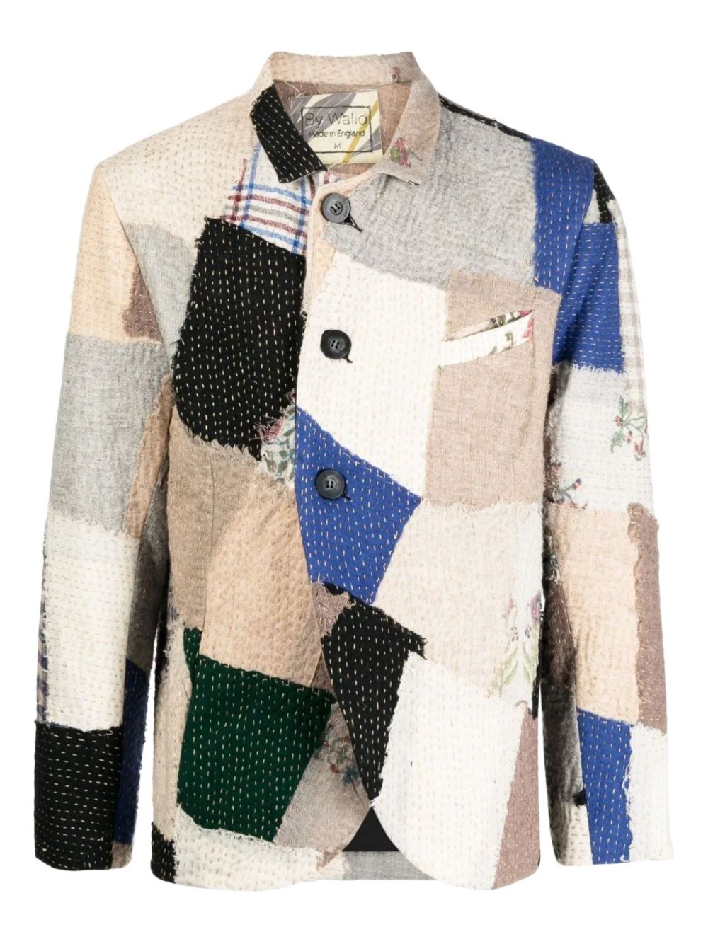 Patchwork blazer - Neutrals