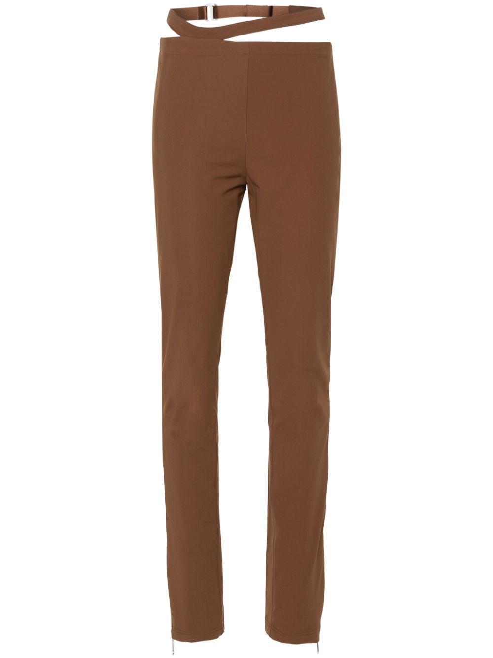 X Jacquemus skinny trousers - Brown